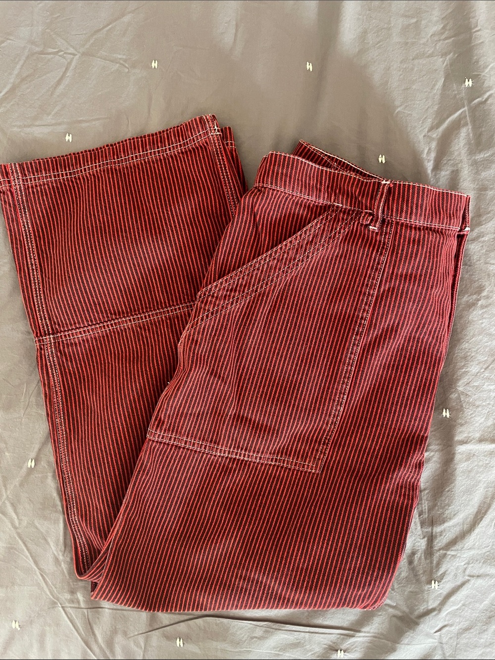 Big Bud Press carpenter jeans red XL